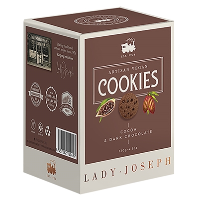 Cookies - kakao og mørk chokolade