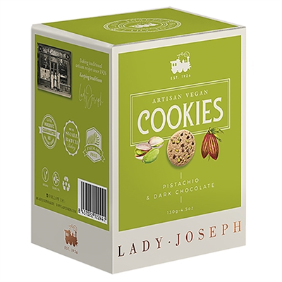 Cookies - pistacie og mørk chokolade